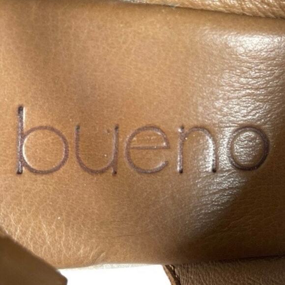 Bueno Women’s Gianna Beige Leather Wedge Sandals Size-37 (7) - Picture 7 of 9